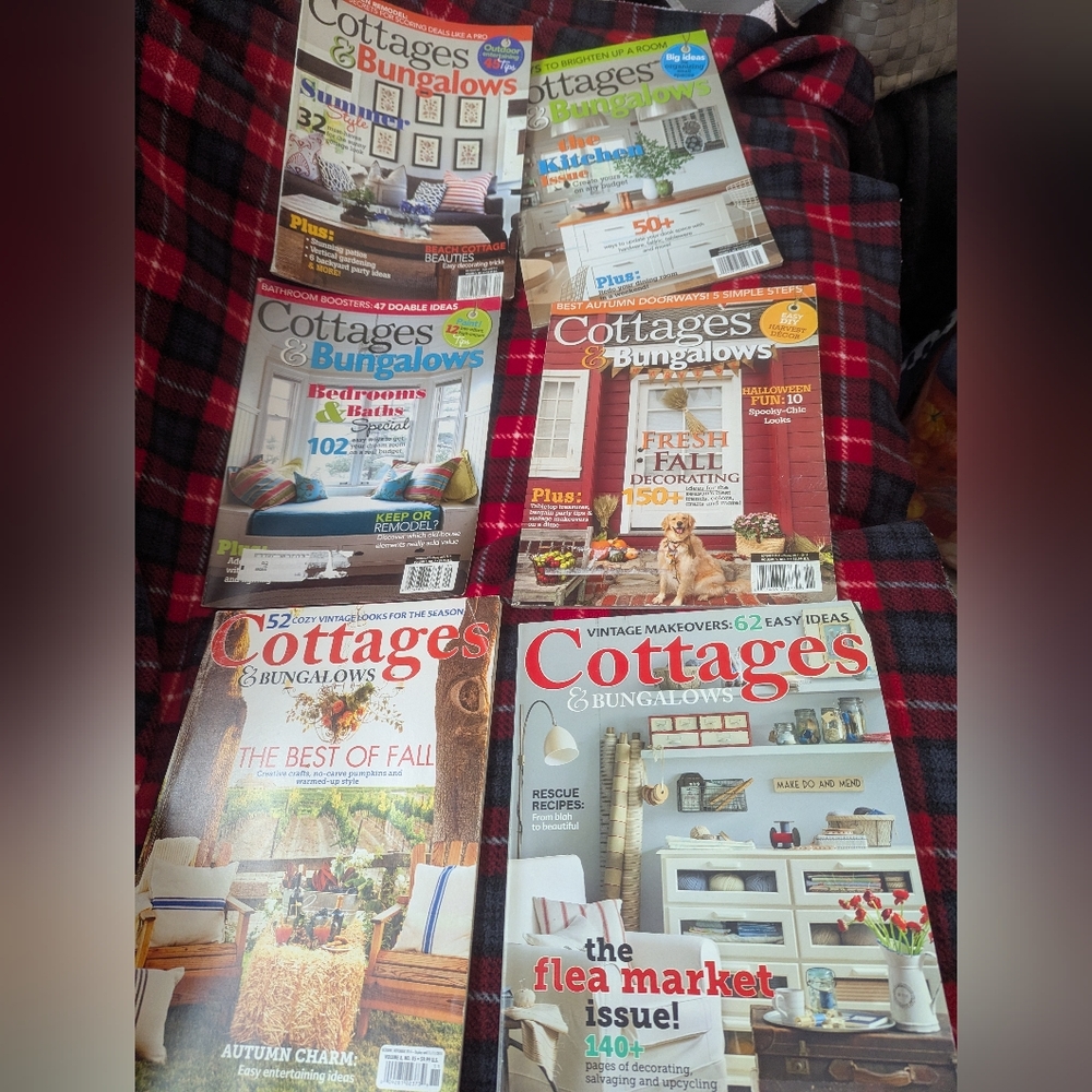Cottages & Bungalows Magazine Lot Of 6